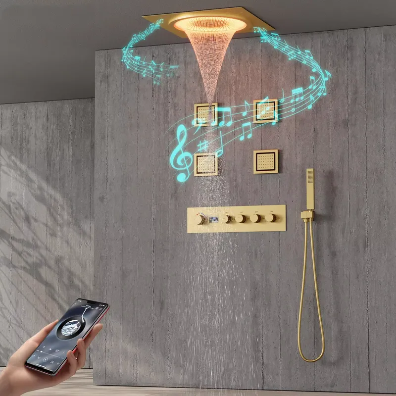Smart LED Shower Set Bathroom  - Spa & Wellness Retreat ulasan dan harga