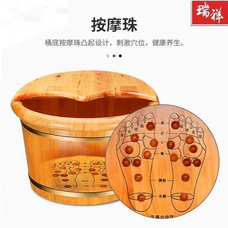 Cedar Wood Foot Soaking Bucket - Spa & Wellness Retreat ulasan dan harga