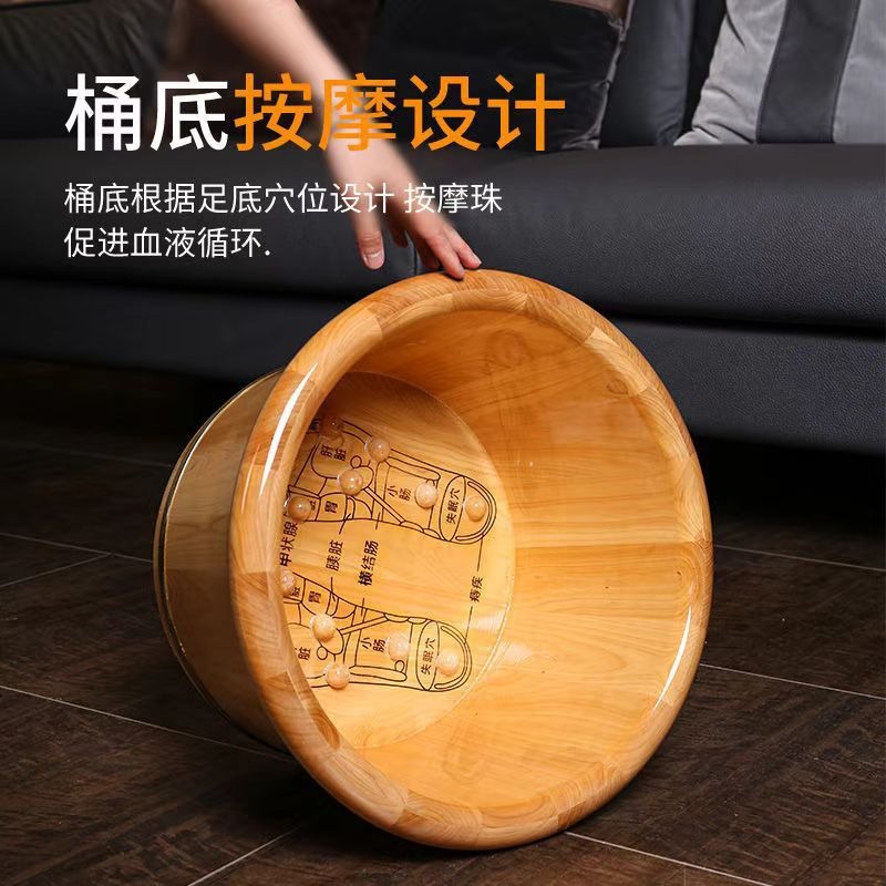 Cedar Wood Foot Soaking Bucket - Spa & Wellness Retreat ulasan dan harga
