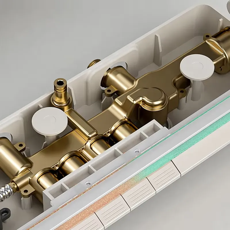 Brass Digital Waterfall Shower - Spa & Wellness Retreat ulasan dan harga