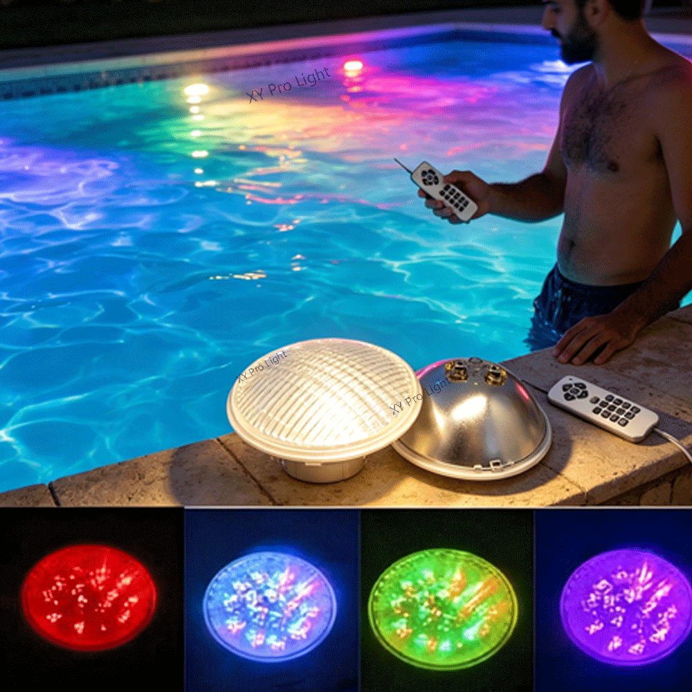 25W PAR56 RGB LED Swimming Poo - Xy Spa & Wellness George Town Photos ulasan dan harga