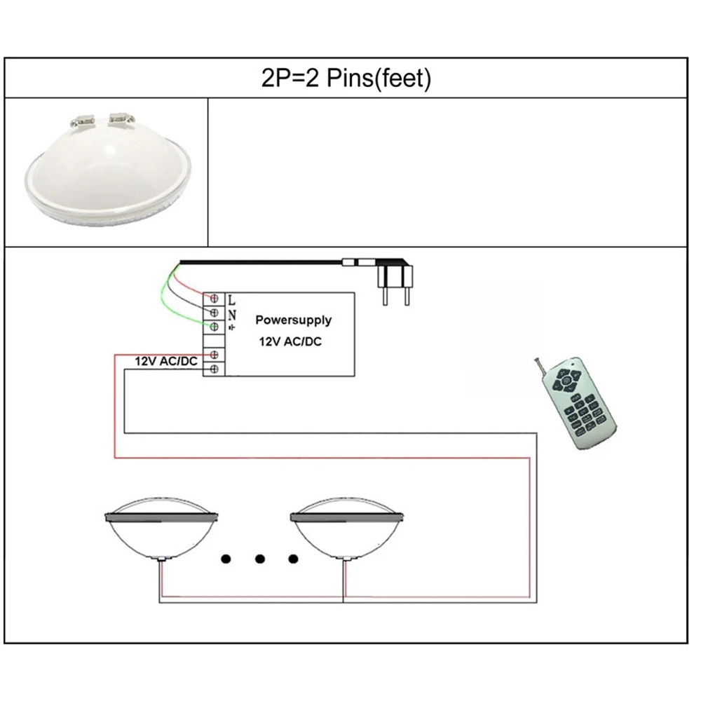 12W PAR56 RGB LED Underwater L - Xy Spa & Wellness George Town Photos ulasan dan harga